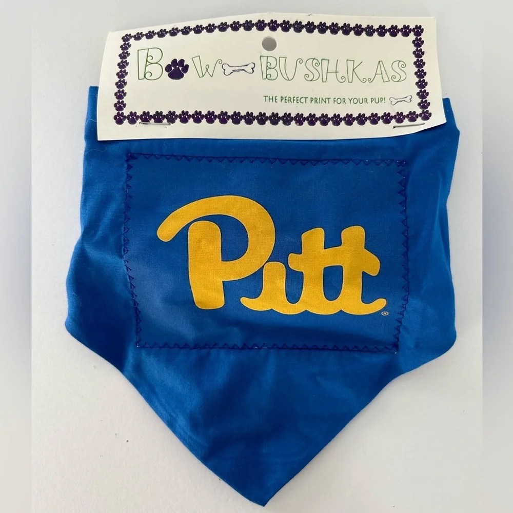🦋 5/$25 - Dog Neck Scarf Bandana - NCAA Pittsburgh Panthers - NWT